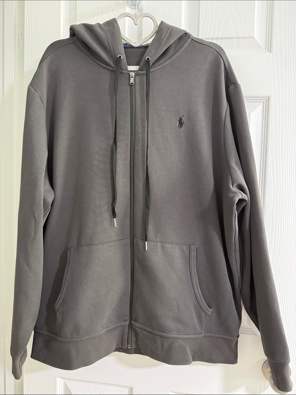 Ralph Lauren Dark Gray Zip-Up Hoodie